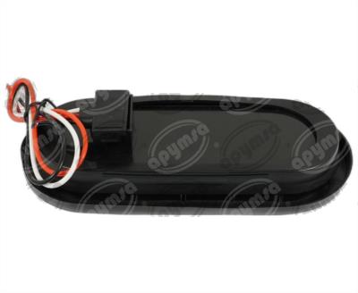 PLAFON LEDS ROJO LATERAL 6" 10 LEDS 10/30V SELLADO UNIVERSAL QBH STAR 8045 