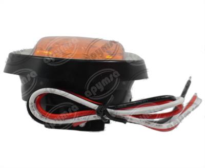 PLAFON LEDS AMBAR LATERAL 4" 10 LEDS 10/30V SELLADO UNIVERSAL QBH STAR 8045A 