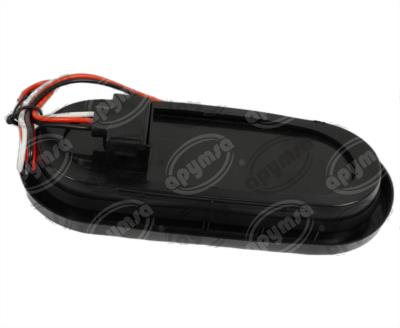 PLAFON LEDS AMBAR LATERAL 4" 10 LEDS 10/30V SELLADO UNIVERSAL QBH STAR 8045A 