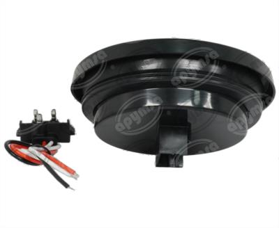 PLAFON LEDS ROJO TRASERO 4" 10 LEDS 10/30V SELLADO UNIVERSAL GIRATORIO QBH STAR 8026 