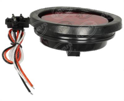 PLAFON LEDS ROJO TRASERO 4" 10 LEDS 10/30V SELLADO UNIVERSAL GIRATORIO QBH STAR 8026 