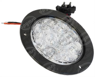 PLAFON LEDS TRANSPARENTE TRASERO 4" 10 LEDS 10/30V ATORNILLABLE QBH STAR 8002C 