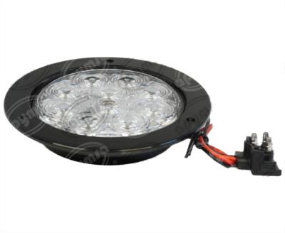 PLAFON LEDS TRANSPARENTE TRASERO 4" 10 LEDS 10/30V ATORNILLABLE QBH STAR 8002C 