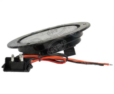 PLAFON LEDS TRANSPARENTE TRASERO 4" 10 LEDS 10/30V ATORNILLABLE QBH STAR 8002C 