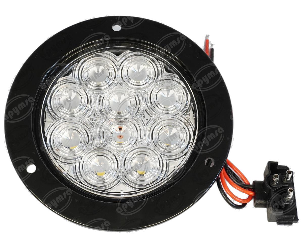 PLAFON LEDS TRANSPARENTE TRASERO 4" 10 LEDS 10/30V ATORNILLABLE QBH STAR 8002C 