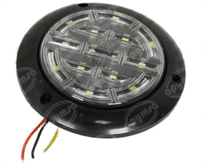 PLAFON LEDS TRANSPARENTE TRASERO 4" 14 LEDS 10/30V ULTRA PLANO QBH STAR PL-273BN-04-B 