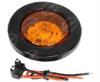 PLAFON LEDS AMBAR 2.5" 3 LEDS 10/30V SELLADO UNIVERSAL QBH STAR 8014A 