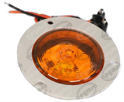 PLAFON LEDS AMBAR 2.5" 3 LEDS 10/30V SELLADO UNIVERSAL ATORNILLABLE QBH STAR 8023 