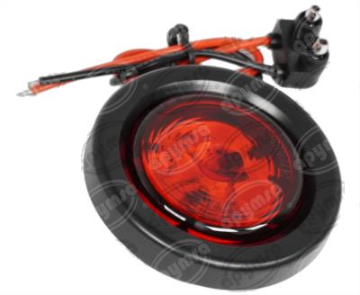 PLAFON LEDS AMBAR 2" 3 LEDS 10/30V SELLADO UNIVERSAL QBH STAR 8016A 