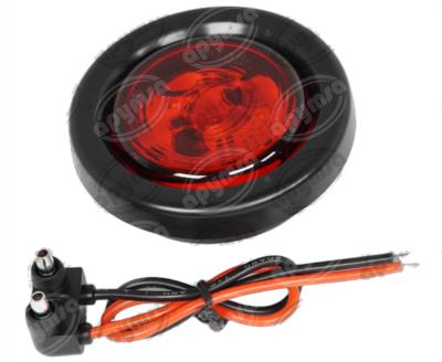 PLAFON LEDS AMBAR 2" 3 LEDS 10/30V SELLADO UNIVERSAL QBH STAR 8016A 