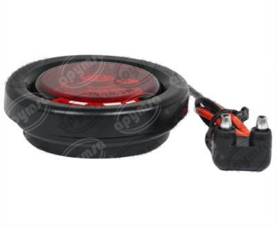 PLAFON LEDS AMBAR 2" 3 LEDS 10/30V SELLADO UNIVERSAL QBH STAR 8016A 