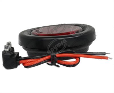 PLAFON LEDS AMBAR 2" 3 LEDS 10/30V SELLADO UNIVERSAL QBH STAR 8016A 