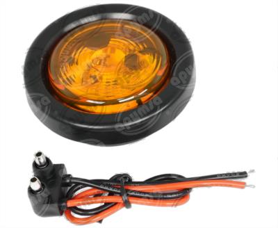 PLAFON LEDS ROJO 2" 3 LEDS 10/30V SELLADO UNIVERSAL QBH STAR 8016R 