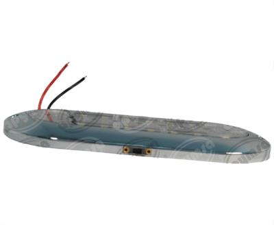 LUZ INTERIOR 21 LEDS 7" TRANSPARENTE 10/30V UNIVERSAL QBH STAR PL-169CRA-B 