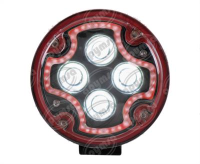 FARO AUXILIAR 9-30V 12W 1PZ 4 LEDS LUZ DE DIA ROJA QBH STAR WORK LIGHT 4SMD 