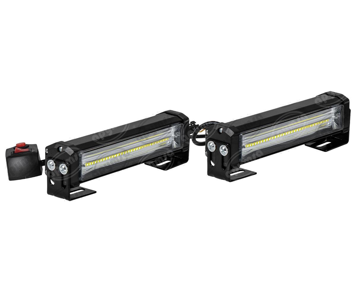 LUZ ESTROBO 12-24V . ESTROBOS 2PZ TIPO EMERGENCIA CON INTERRUPTOR PARA PRENDER QBH STAR WARNING LIGHT 