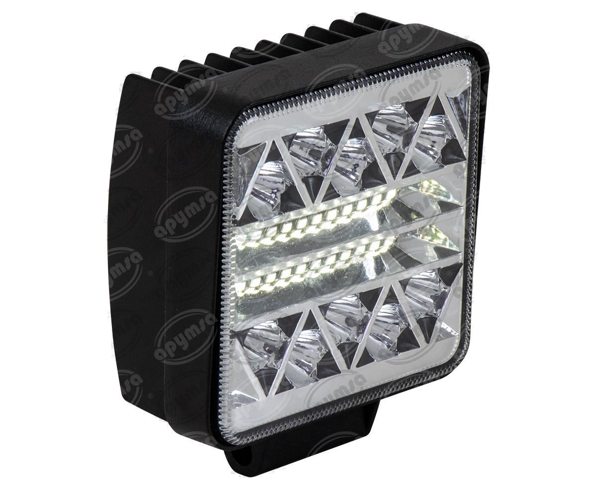 FARO AUXILIAR 9-30V 62W 1PZ 34 LEDS CUADRADO QBH STAR WORK LIGHT 34SMD 