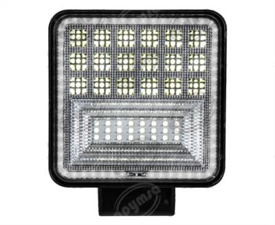 FARO AUXILIAR 9-30V 1PZ 42 LEDS CUADRADO CON LUZ DE DIA BLANCA QBH STAR WORK LIGHT 42SMD 
