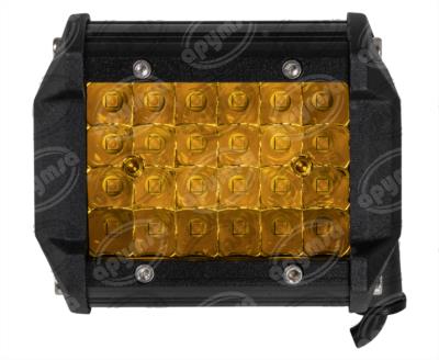 FARO AUXILIAR 9-30V 1PZ 24 LEDS LUZ AMBAR 24 LEDS QBH STAR WORK LIGHT 24SMD 