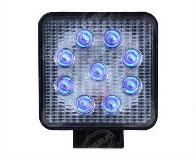 FARO AUXILIAR AZUL 12V - 30V 27W 9 LEDS CUADRADO QBH STAR 1799927 