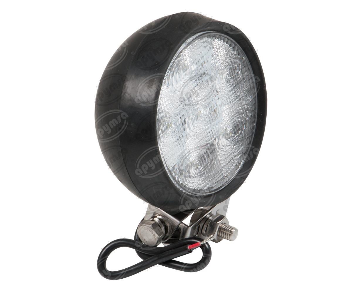 FARO AUXILIAR 12V - 24V 600 LUMENSW 6 LEDS CARCAZA DE GOMA ECCO E92013 