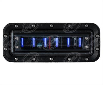FARO AUXILIAR AZUL 12V - 24V MONTACARGAS CON LUZ AZUL QBH STAR REVERSE BLUE 