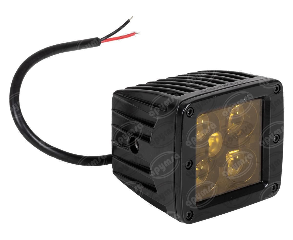 FARO AUXILIAR AMBAR 12-24V 1PZ NEGRO 5 LEDS QBH STAR 1799970 