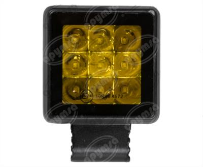 FARO AUXILIAR AMBAR 12-24V 1PZ CUADRADO 9 LEDS QBH STAR 1799978 