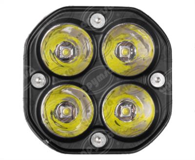 FARO AUXILIAR BLANCA 12-24V 1PZ CUADRADO 4 LEDS QBH STAR 1799981 