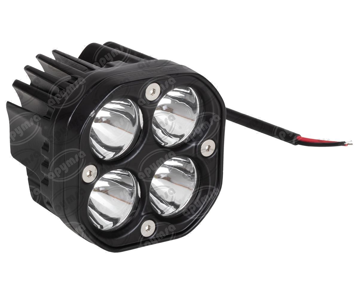 FARO AUXILIAR BLANCA 12-24V 1PZ CUADRADO 4 LEDS QBH STAR 1799981 