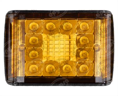 FARO AUXILIAR AMBAR 12-24V 1PZ LEDS CUADRADO QBH STAR 1799987 