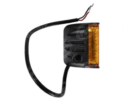 FARO AUXILIAR AMBAR 12-24V 1PZ LEDS CUADRADO QBH STAR 1799987 