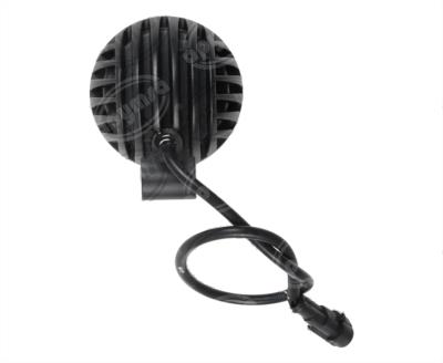 FARO AUXILIAR NEGRO 10V - 30V 12W 1PZ 4 LEDS REDONDO CON CONECTOR IMPORTADO PL5003 