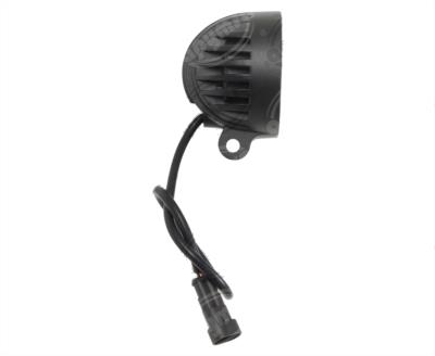 FARO AUXILIAR NEGRO 10V - 30V 12W 1PZ 4 LEDS REDONDO CON CONECTOR IMPORTADO PL5003 