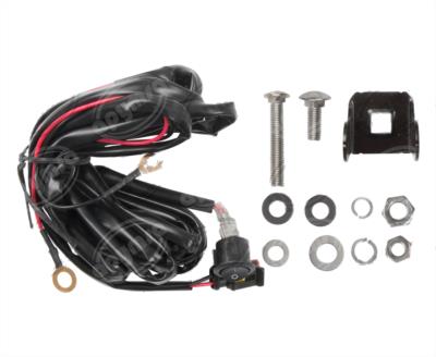 FARO AUXILIAR NEGRO 10V - 30V 12W 1PZ 4 LEDS REDONDO CON CONECTOR IMPORTADO PL5003 