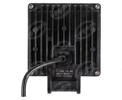 FARO AUXILIAR MICA TRANSPARENTE 9-32V 1PZ 5 LEDS FARO DE TRABAJO CUADRADO LED BRITE ZONE GROTE BZ201-5 