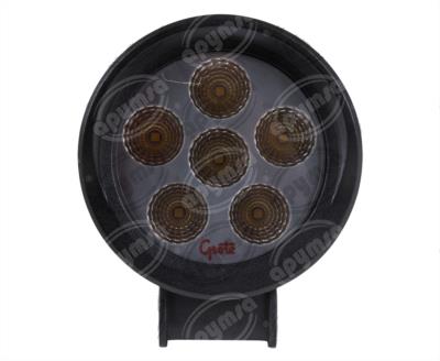 FARO AUXILIAR MICA TRANSPARENTE 9-32V 1PZ 6 LEDS FARO DE TRABAJO REDONDO LED BRITE ZONE GROTE BZ101-5 