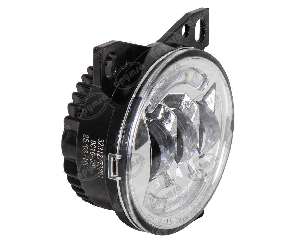 FARO AUXILIAR DERECHO KENWORTH T-660 CROMADO PROYECTOR LED, LUZ ANGEL HDLT 19005CR 