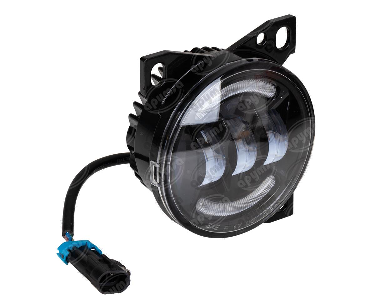FARO AUXILIAR NEGRO DERECHO 10-30V KENWORTH T-660 NIEBLA  PROYECT LED, LUZ ANGEL BRËSSER-LKW 08AKW30R029 