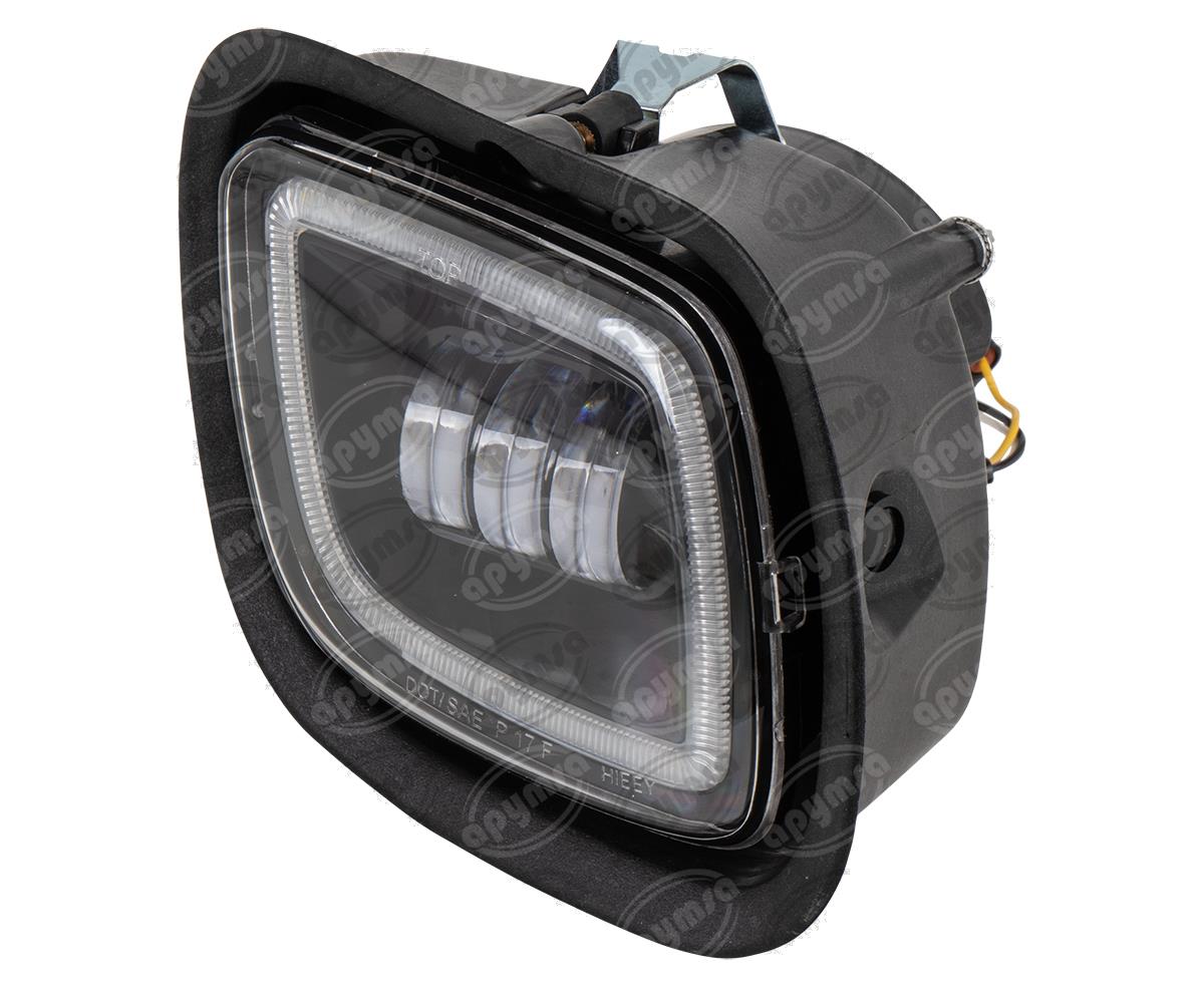 FARO AUXILIAR NEGRO DERECHO 10-30V NIEBLA FREIGTHLINER CASCADIA, LED L. ANGEL BRËSSER-LKW 08TFR30R033 