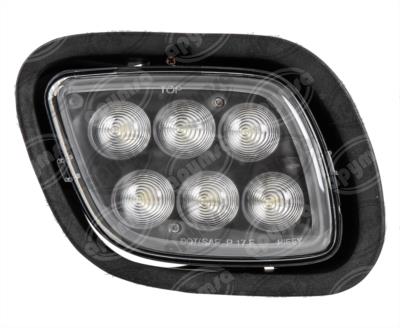 FARO AUXILIAR NEGRO DERECHO 10-30V NIEBLA FREIGTHLINER CASCADIA 6 LEDS BRËSSER-LKW 08TFR30R035 