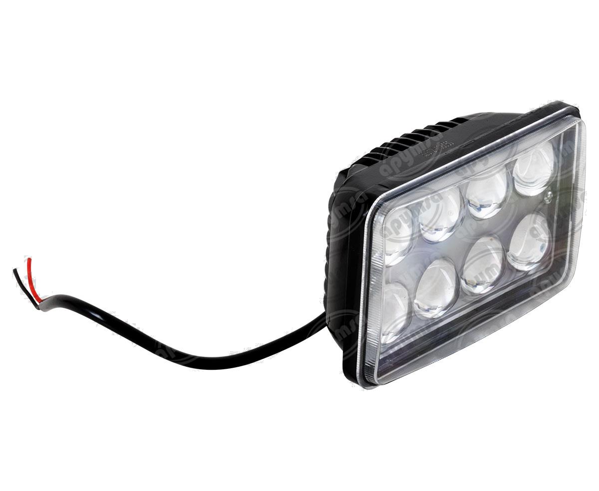 FARO AUXILIAR BLANCA DERECHO E IZQUIERDO 10-30V RECTANGULAR DE 8 LEDS 10-30V HDLT 4REC-0102 