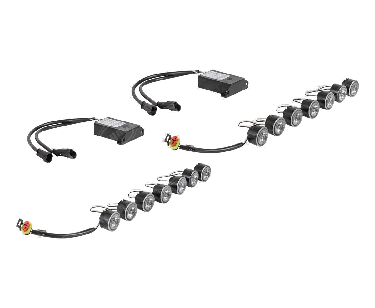LUZ DE DIA 12 A 24V 7 LEDS ECLIPSE AYATS VOLVO B13R HELLA 010458751 