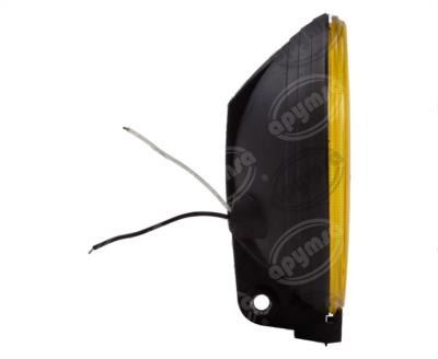 FARO AUXILIAR AMBAR 12V 2PZ DE LUJO TIPO HELLA REDONDO CON TAPA AMBAR IMPORTADO FA-TH 