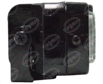 FARO AUXILIAR H3 12V 55W LUJO DOBLE LAMPARA CUADRADA BASE NEGRA IMPORTADO LA-5060B 