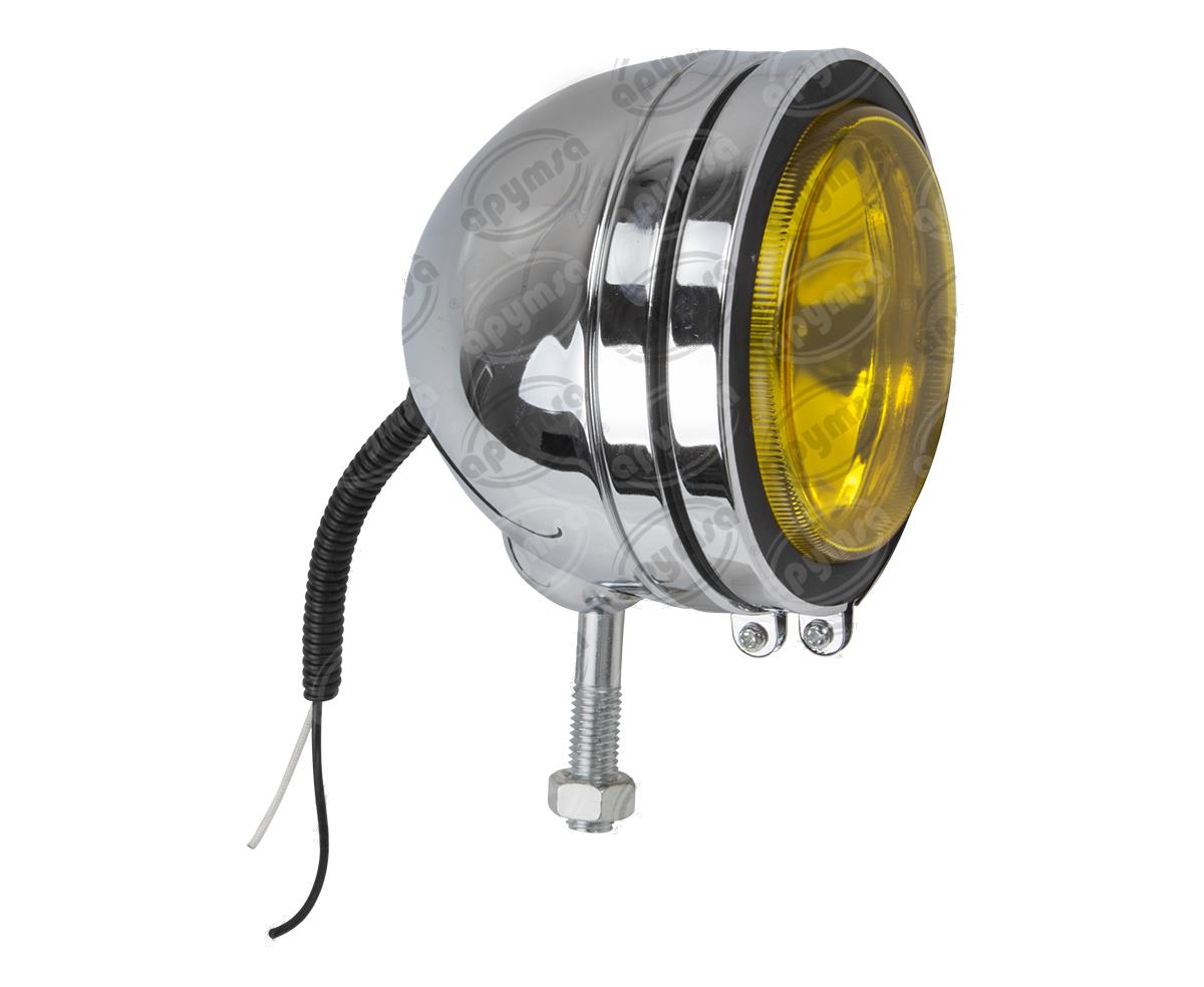 FARO AUXILIAR AMBAR 12V 1PZ JACKMAN CHICO METALICO AMBAR IMPORTADO FA-CHI 
