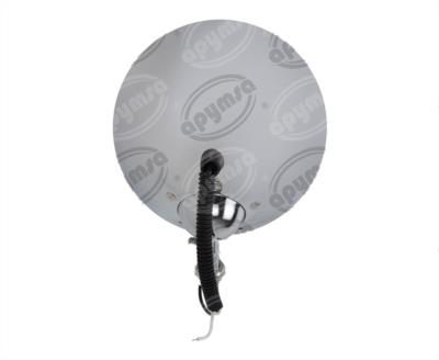 FARO AUXILIAR AMBAR 12V 1PZ JACKMAN GRANDE METALICO CRISTAL AMBAR IMPORTADO FA-JA 