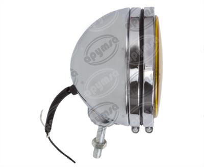 FARO AUXILIAR AMBAR 12V 1PZ JACKMAN GRANDE METALICO CRISTAL AMBAR IMPORTADO FA-JA 