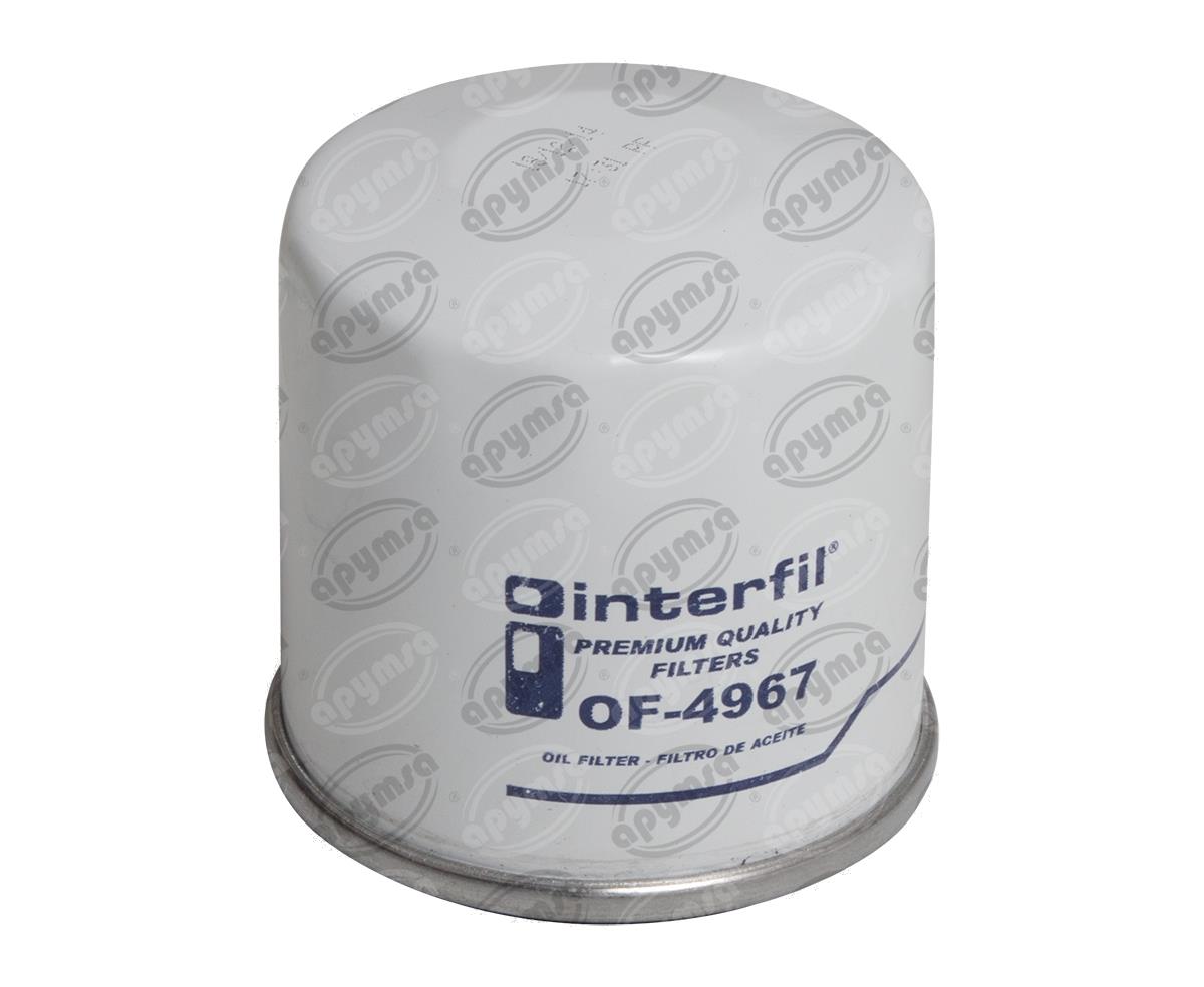 FILTRO ACEITE PONTIAC MATIZ TOYOTA YARIS INTERFIL OF-4967 
