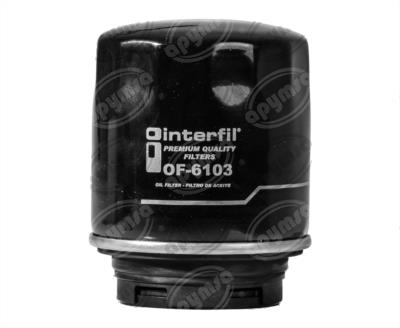 FILTRO ACEITE VW VENTO 4CIL 1.6L 14-05 INTERFIL OF-6103 